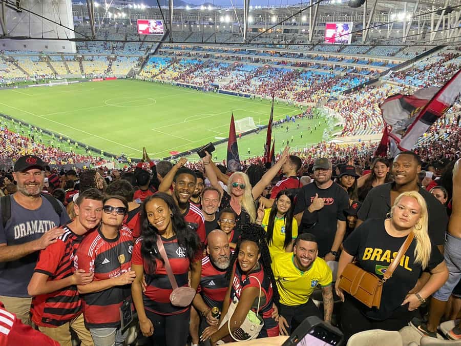 Flamengo Game Experience at the Maracanã Stadium - Copacabana meet-up and the pre-match fan bar