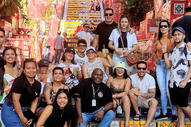 Full Tour in Rio: Christ, Sugarloaf Mountain, City Tour and Lunch - Escadaria Selarón: the tile staircase you can’t stop looking at