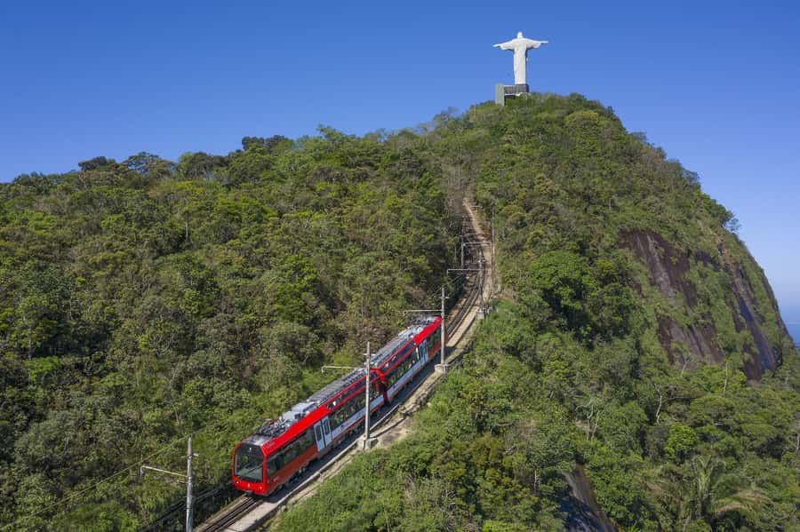 Rio: Christ Redeemer by Train & City Highlights Morning Tour - Corcovado Train from Cosme Velho: the ride you will remember