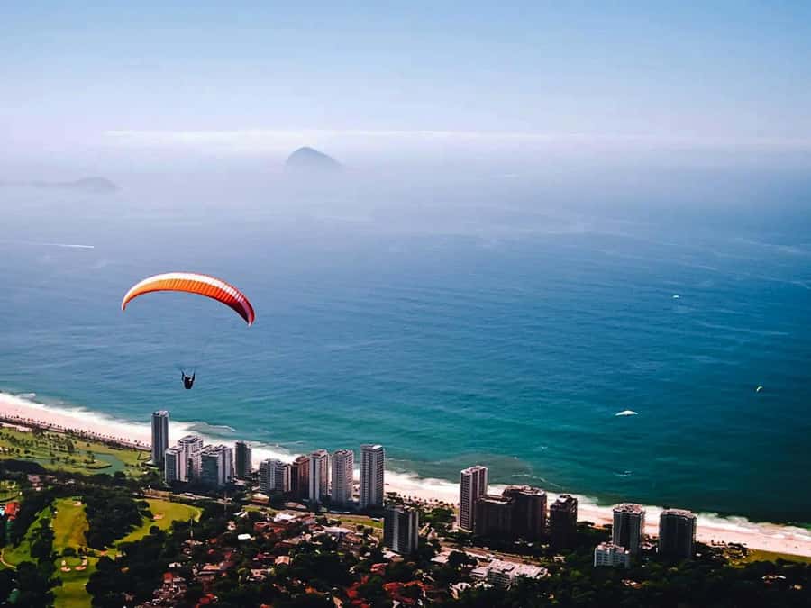 Rio de Janeiro: Hang Gliding or Paragliding Flight - Pedra Bonita launch: Tijuca Forest to 520m above Rio