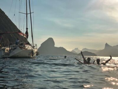 Rio de Janeiro: Sunset Sailing Tour - Marina da Glória and getting onto the boat called Chama