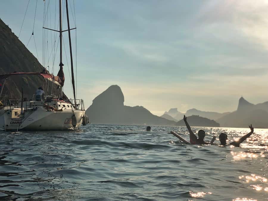 Rio de Janeiro: Sunset Sailing Tour - Marina da Glória and getting onto the boat called Chama