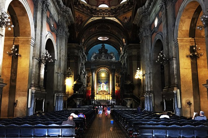 Rio's city walking tour: a glimpse of history and olympic legacy - São Bento Monastery: Benedictine art, gilt carvings, and the old-book library